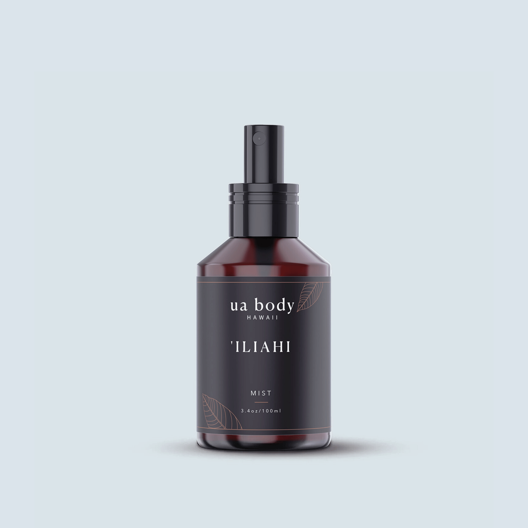 'Iliahi Sandalwood Hydrosol Mist & Toner with blue background